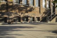 Residential Area in Town: Houses and Neighborhood Infrastructure