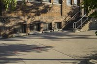 Residential Area in Town: Houses and Neighborhood Infrastructure