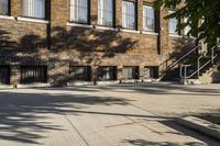 Residential Area in Town: Houses and Neighborhood Infrastructure