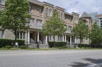 Residential Area Townhome Architecture in Toronto