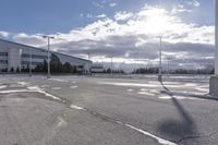 Winter Landscape in a Residential Area