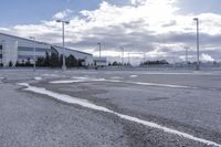 Winter Landscape in a Residential Area