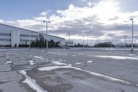 Winter Landscape in a Residential Area