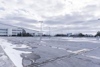 Winter Landscape in a Residential Area