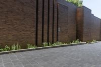 Residential Building with Brick Facade: A Stunning Urban Design