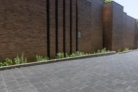 Residential Building with Brick Facade: A Stunning Urban Design