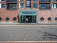 Residential Building in Europe with Brickwork Window