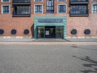 Residential Building in Europe with Brickwork Window 002