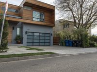 a modern home in los gatos neighborhood in the city center, with multiple levels