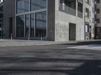 Residential Building with Window Facade