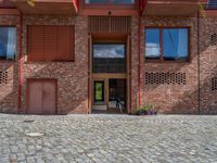 Residential Courtyard in Berlin with Modern Architecture