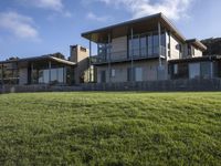 Residential Home with Lawn and Open Green Spaces