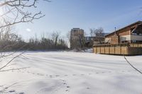 Residential Home in Ontario During Winter