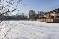 Residential Home in Ontario During Winter