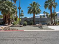 Modern residential home in Palm Springs, California, USA