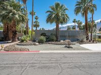 Modern residential home in Palm Springs, California, USA