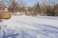 Residential Homes in Winter Scene, Ontario