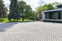 Residential House During the Day in Toronto: Trees and Grass