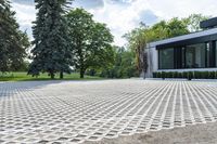 Residential House During the Day in Toronto: Trees and Grass