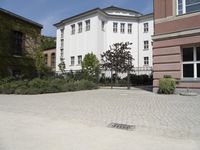 Residential Neighborhood with Cobblestone Streets in Berlin