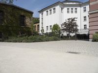 Residential Neighborhood with Cobblestone Streets in Berlin