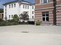 Residential Neighborhood with Cobblestone Streets in Berlin