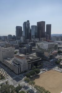 Residential Neighborhood and Open Space in Los Angeles