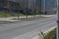 Residential Neighborhood in Toronto with High-Rise Buildings