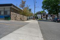 Residential Parking Lot Surface During the Day