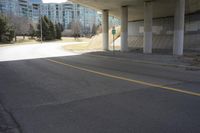 Residential Road: Asphalt Underpass