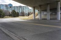 Residential Road: Asphalt Underpass