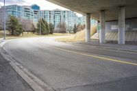 Residential Road: Asphalt Underpass