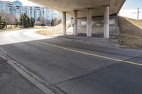 Residential Road: Asphalt Underpass
