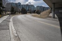 Residential Road: Asphalt Underpass