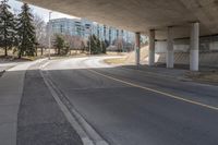Residential Road: Asphalt Underpass