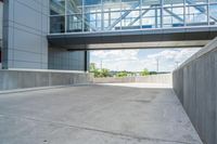 Residential Road with Bridge Underpass in Toronto