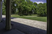 there is an old stone building in this photo to say goodbye to those who have passed