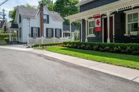 Residential Road in Ontario: Suburban House with Classic Architecture