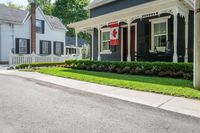 Residential Road in Ontario: Suburban House with Classic Architecture