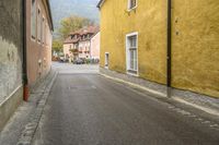 Residential Road in a Suburban Neighborhood