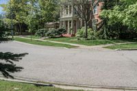 Residential Road in Toronto, Canada