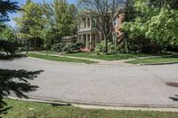 Residential Road in Toronto, Canada