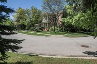 Residential Road in Toronto, Canada