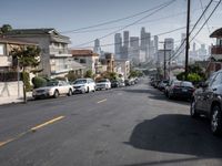 Residential Roads in Los Angeles, USA