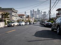 Residential Roads in Los Angeles, USA
