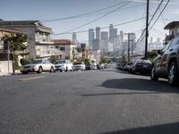 Residential Roads in Los Angeles, USA