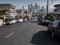 Residential Roads in Los Angeles, USA