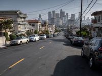 Residential Roads in Los Angeles, USA