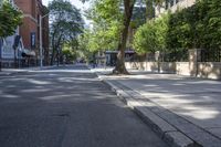 Residential Street in Canada, Ontario: A Daytime View