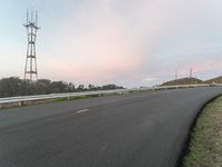 Residential Street at Dawn in Suburban City